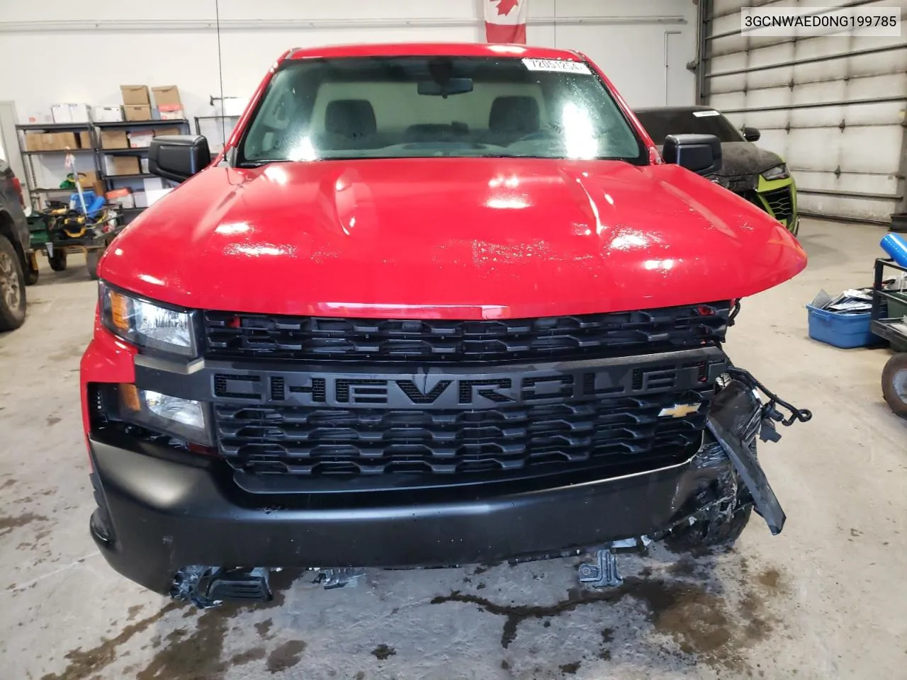 2022 Chevrolet Silverado Ltd C1500 VIN: 3GCNWAED0NG199785 Lot: 72051254