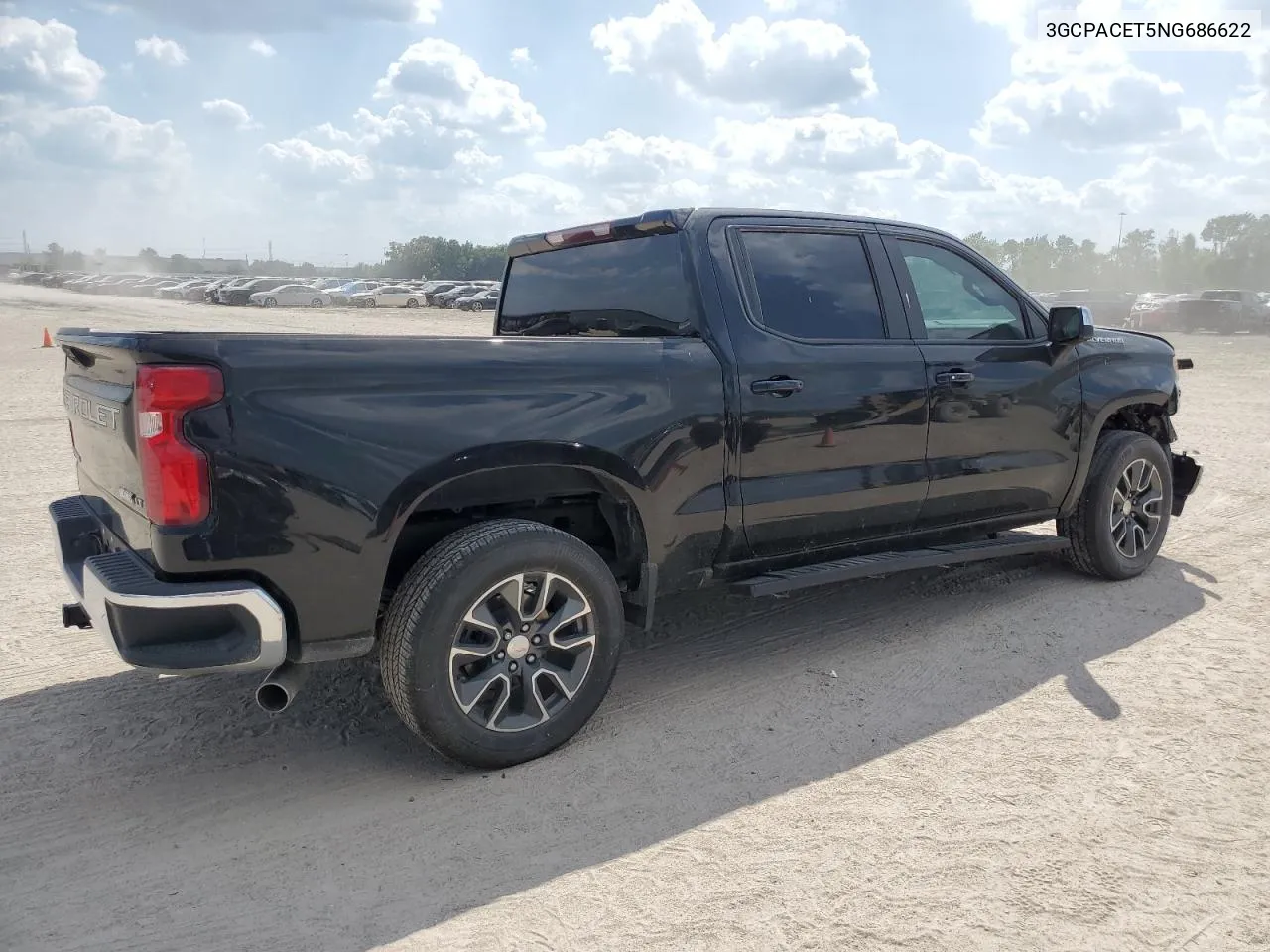 2022 Chevrolet Silverado C1500 Lt VIN: 3GCPACET5NG686622 Lot: 72154964