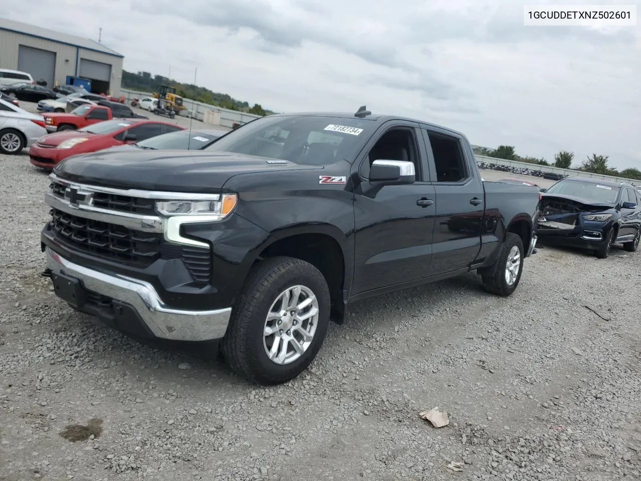 2022 Chevrolet Silverado K1500 Lt VIN: 1GCUDDETXNZ502601 Lot: 72182734