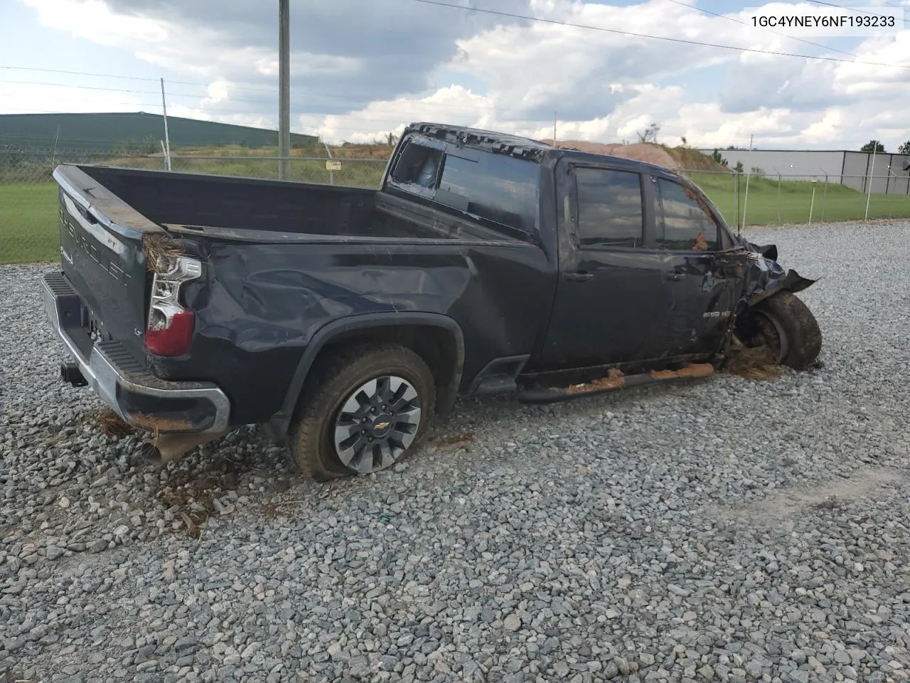 2022 Chevrolet Silverado K2500 Heavy Duty Lt VIN: 1GC4YNEY6NF193233 Lot: 72305224