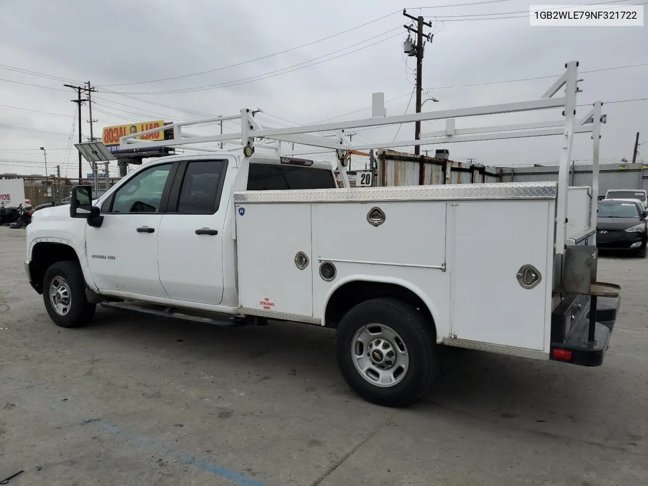 2022 Chevrolet Silverado C2500 Heavy Duty VIN: 1GB2WLE79NF321722 Lot: 72466194