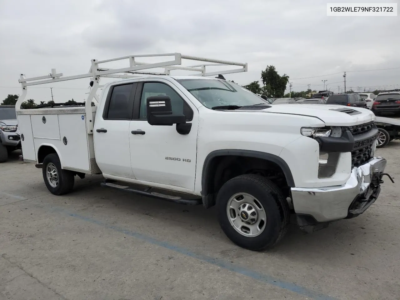 2022 Chevrolet Silverado C2500 Heavy Duty VIN: 1GB2WLE79NF321722 Lot: 72466194