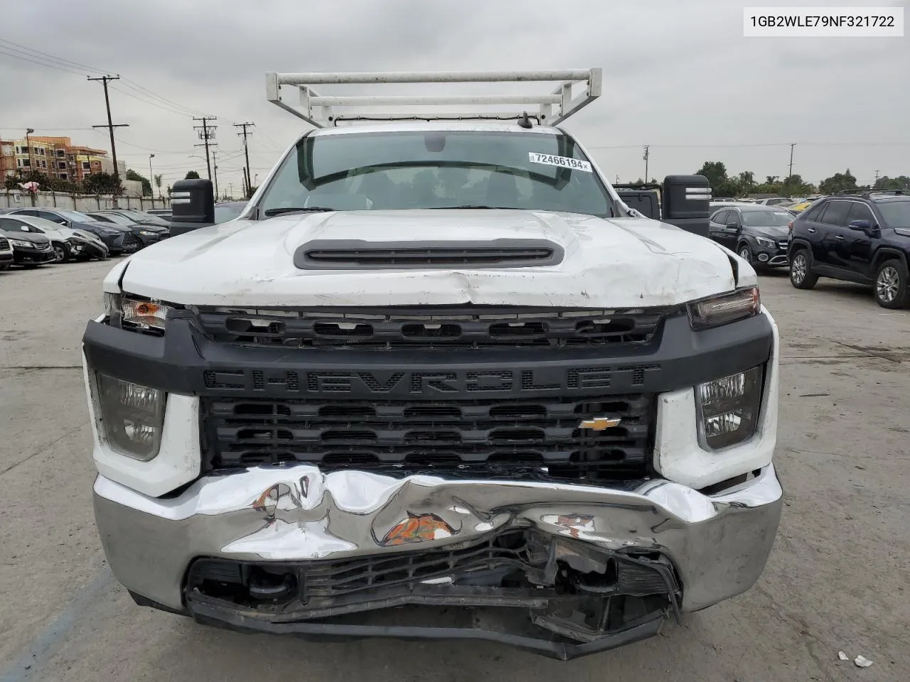 2022 Chevrolet Silverado C2500 Heavy Duty VIN: 1GB2WLE79NF321722 Lot: 72466194