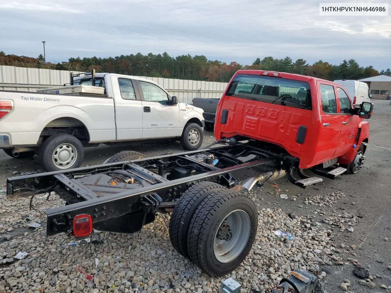 2022 Chevrolet Silverado Medium Duty VIN: 1HTKHPVK1NH646986 Lot: 72496924