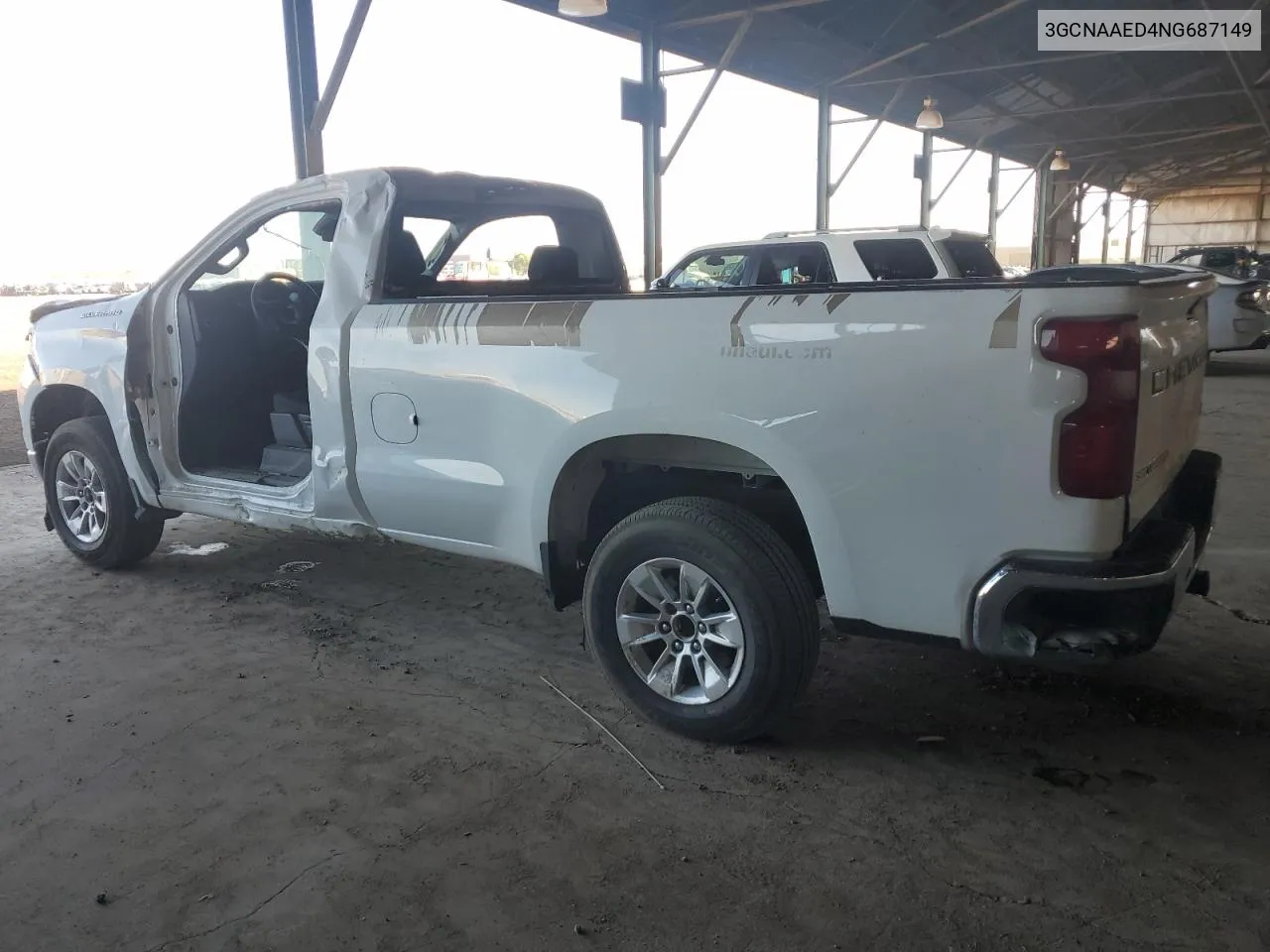 2022 Chevrolet Silverado C1500 VIN: 3GCNAAED4NG687149 Lot: 72571674