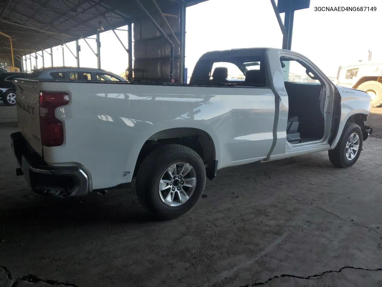 2022 Chevrolet Silverado C1500 VIN: 3GCNAAED4NG687149 Lot: 72571674