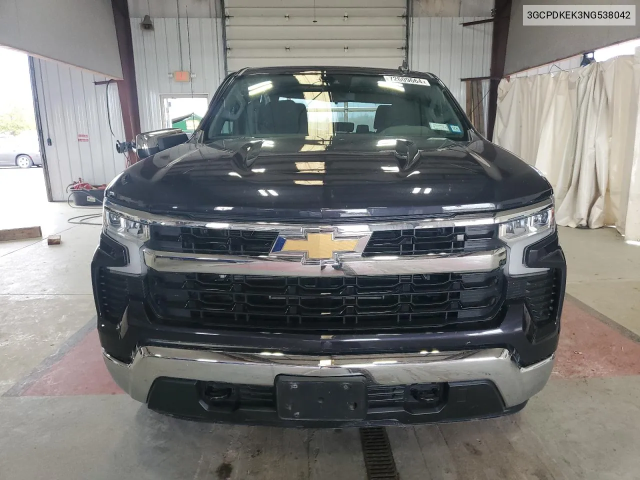 2022 Chevrolet Silverado K1500 Lt-L VIN: 3GCPDKEK3NG538042 Lot: 72609664