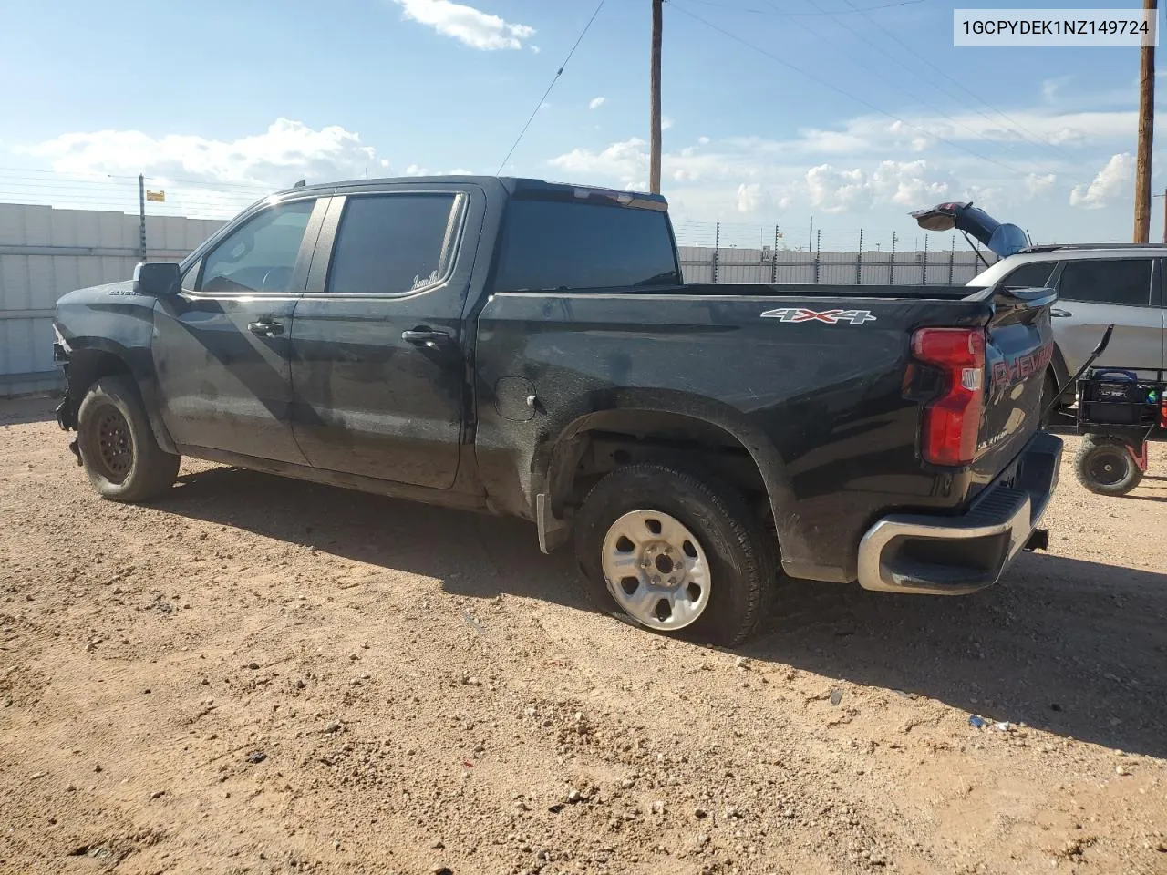 2022 Chevrolet Silverado Ltd K1500 Lt VIN: 1GCPYDEK1NZ149724 Lot: 72688284