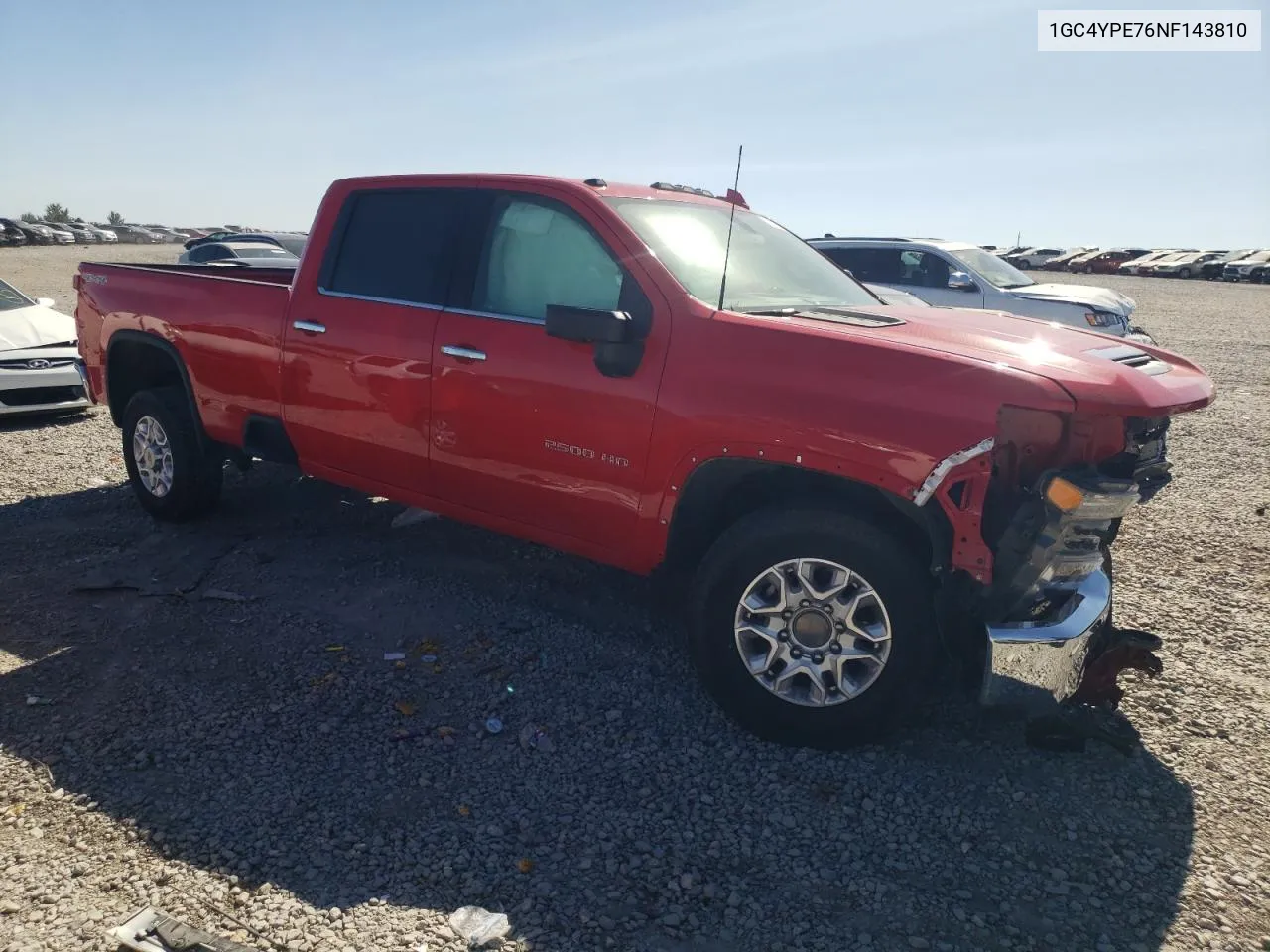 2022 Chevrolet Silverado K2500 Heavy Duty Ltz VIN: 1GC4YPE76NF143810 Lot: 72803204