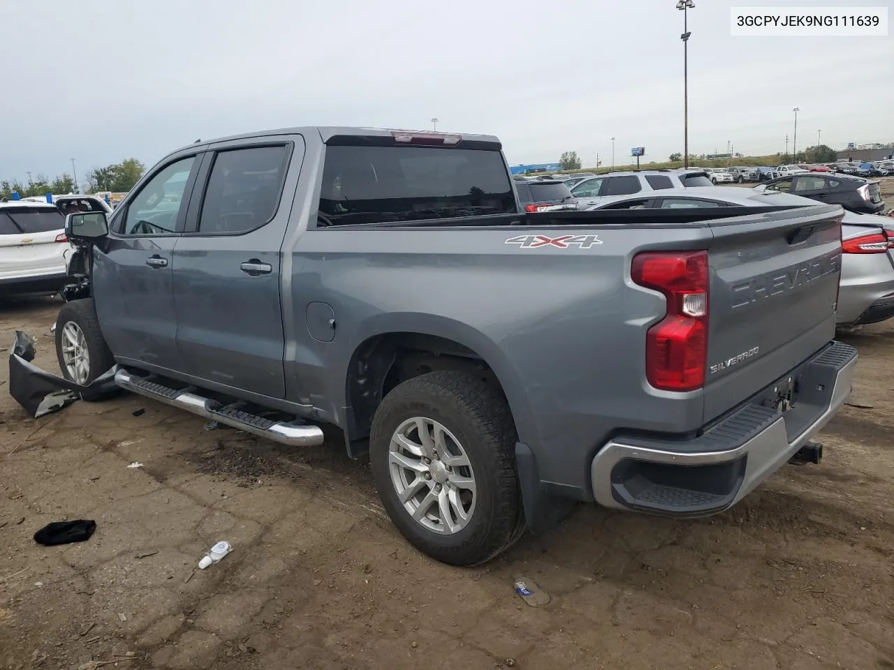 2022 Chevrolet Silverado Ltd K1500 Lt-L VIN: 3GCPYJEK9NG111639 Lot: 72830794