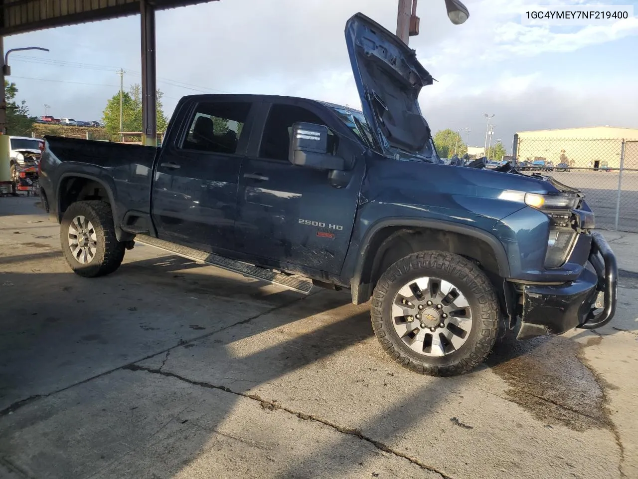 2022 Chevrolet Silverado K2500 Custom VIN: 1GC4YMEY7NF219400 Lot: 72894644