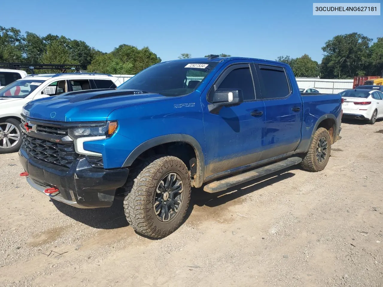 2022 Chevrolet Silverado K1500 Zr2 VIN: 3GCUDHEL4NG627181 Lot: 72927534