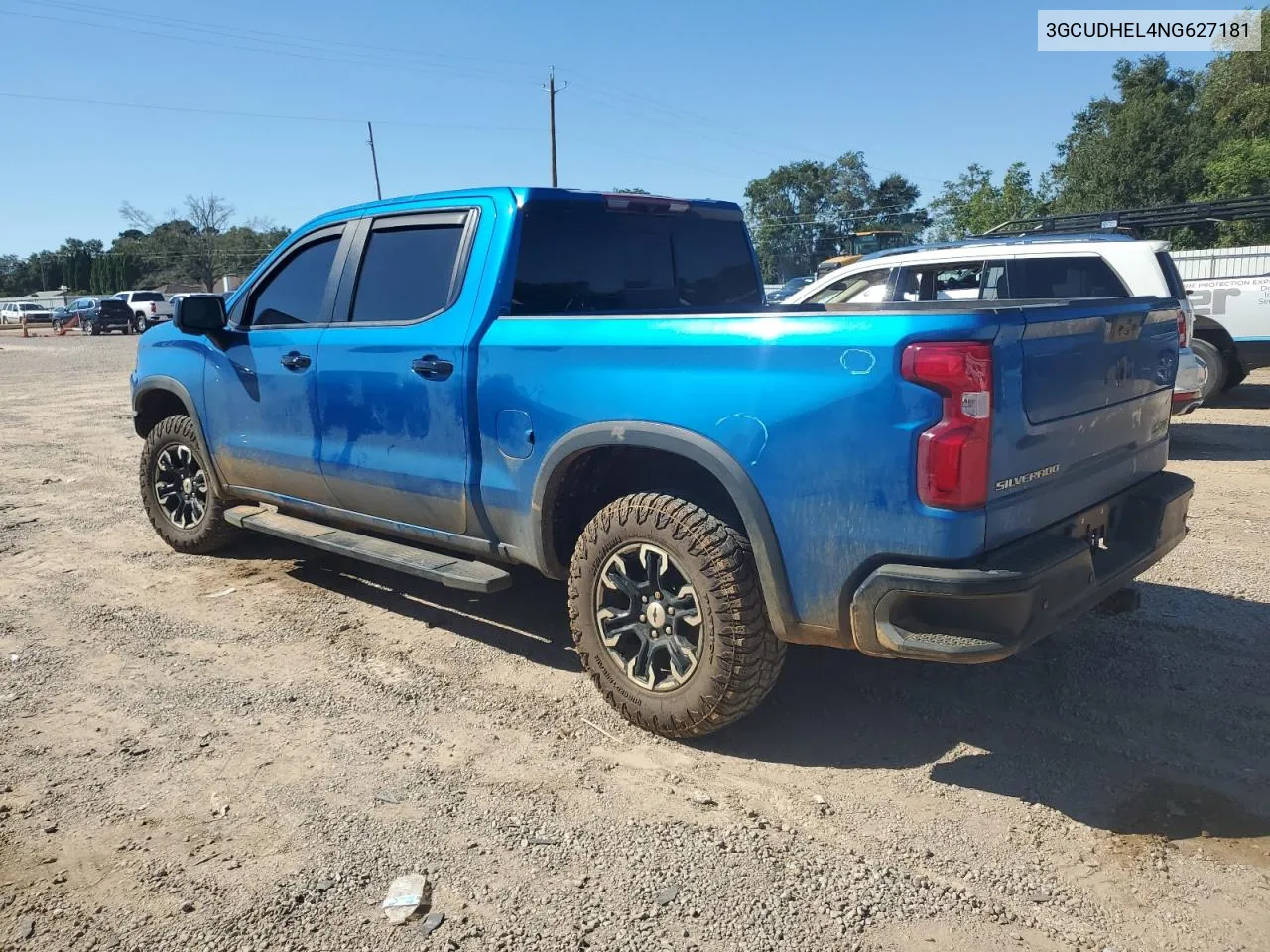 2022 Chevrolet Silverado K1500 Zr2 VIN: 3GCUDHEL4NG627181 Lot: 72927534