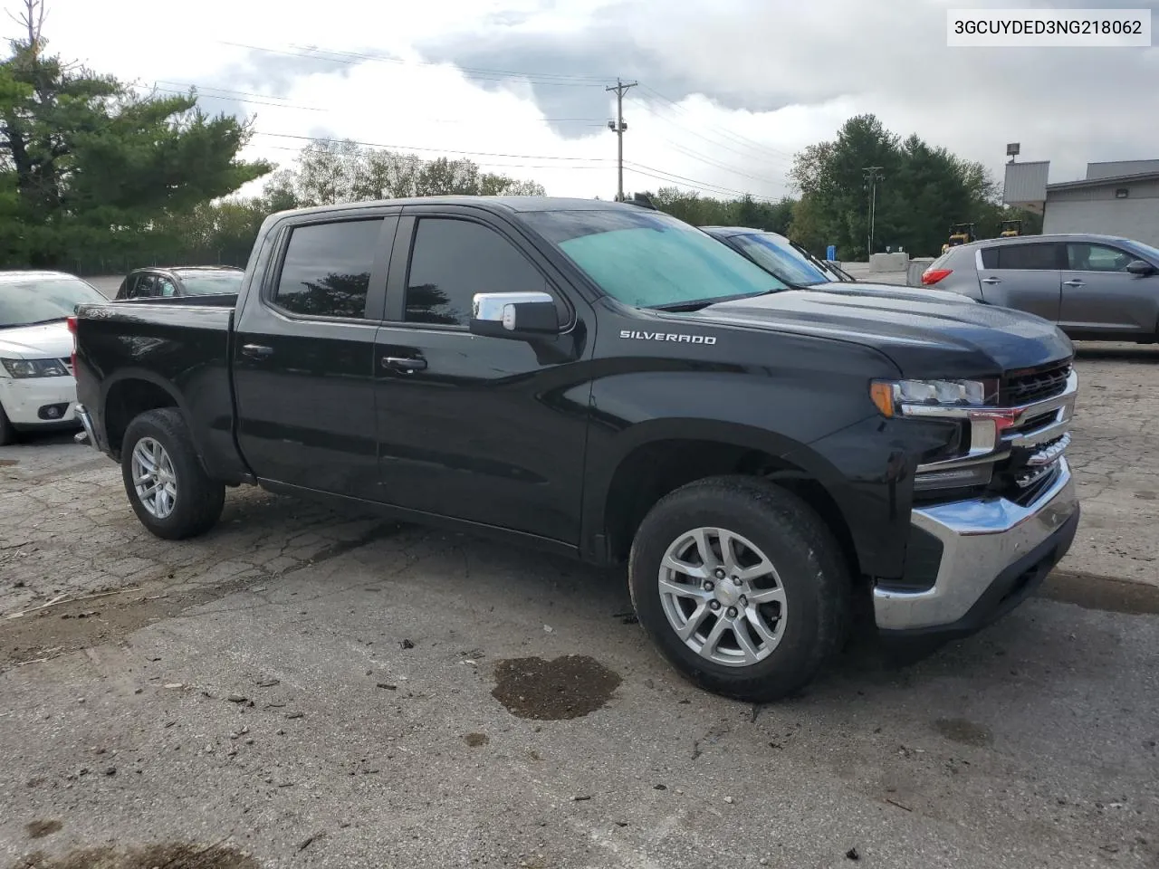 2022 Chevrolet Silverado Ltd K1500 Lt VIN: 3GCUYDED3NG218062 Lot: 72992144