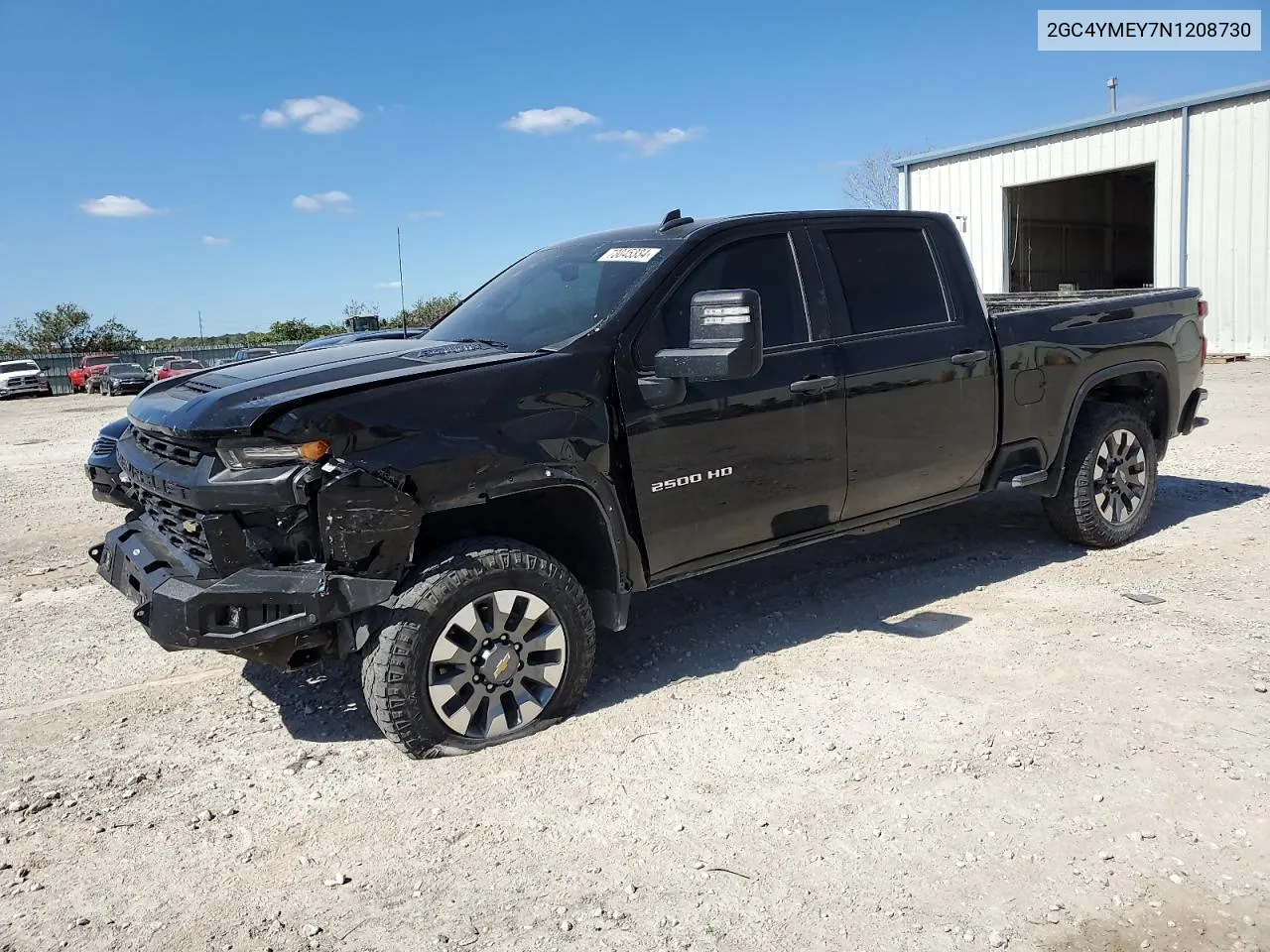 2022 Chevrolet Silverado K2500 Custom VIN: 2GC4YMEY7N1208730 Lot: 73045334