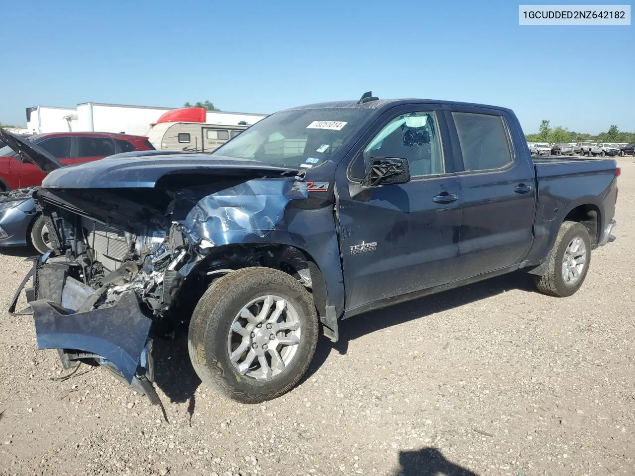 2022 Chevrolet Silverado K1500 Lt VIN: 1GCUDDED2NZ642182 Lot: 73251014