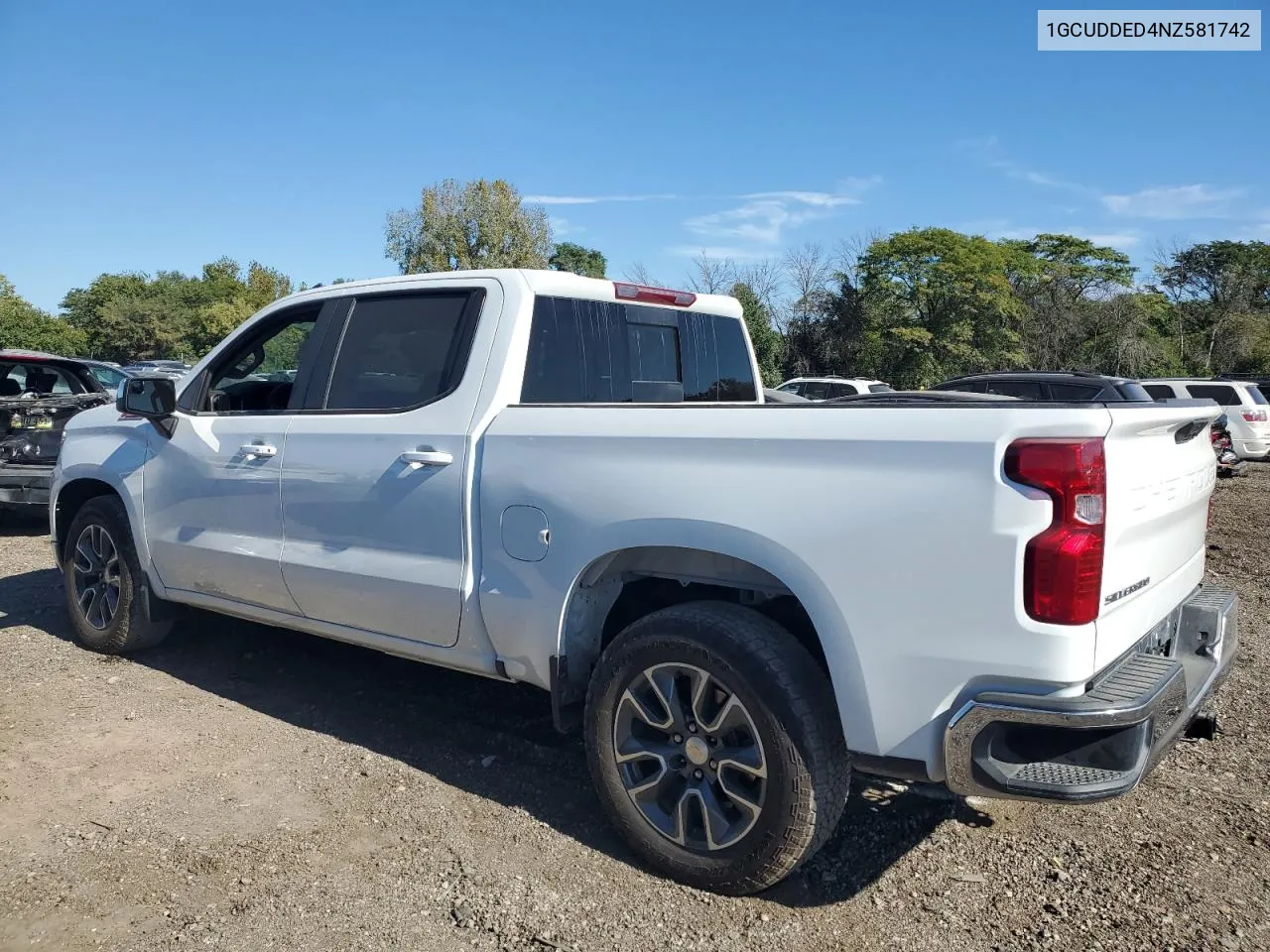 2022 Chevrolet Silverado K1500 Lt VIN: 1GCUDDED4NZ581742 Lot: 73305074