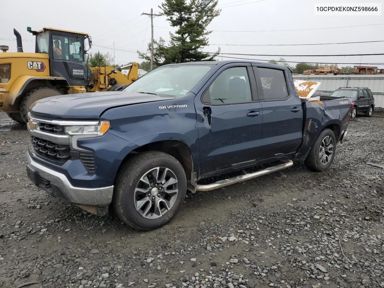 2022 Chevrolet Silverado K1500 Lt-L VIN: 1GCPDKEK0NZ598666 Lot: 73355844