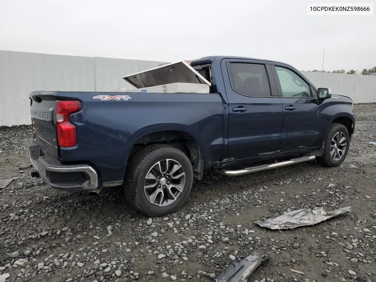 2022 Chevrolet Silverado K1500 Lt-L VIN: 1GCPDKEK0NZ598666 Lot: 73355844