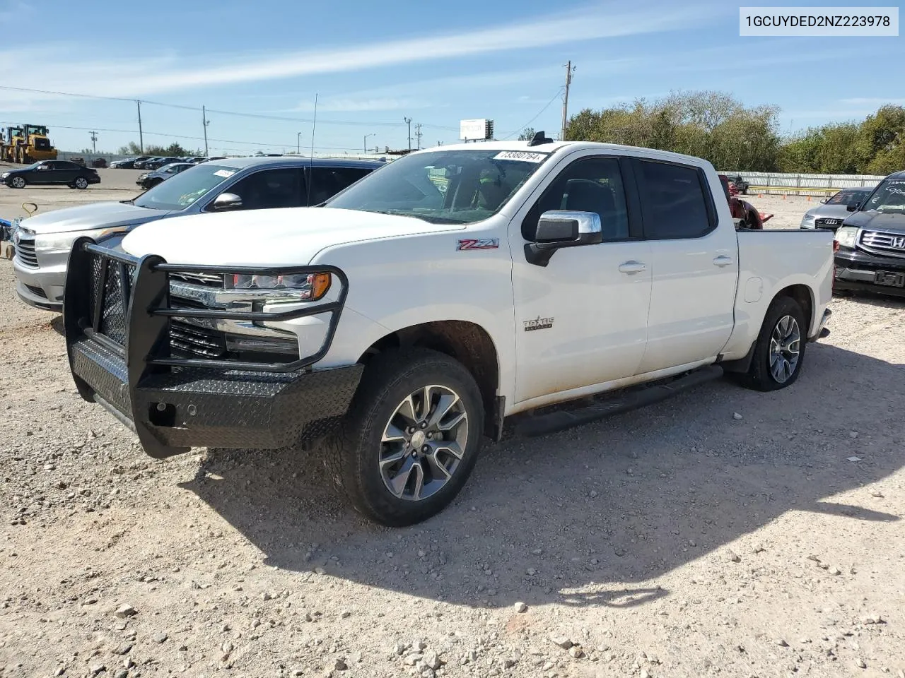 2022 Chevrolet Silverado Ltd K1500 Lt VIN: 1GCUYDED2NZ223978 Lot: 73380764