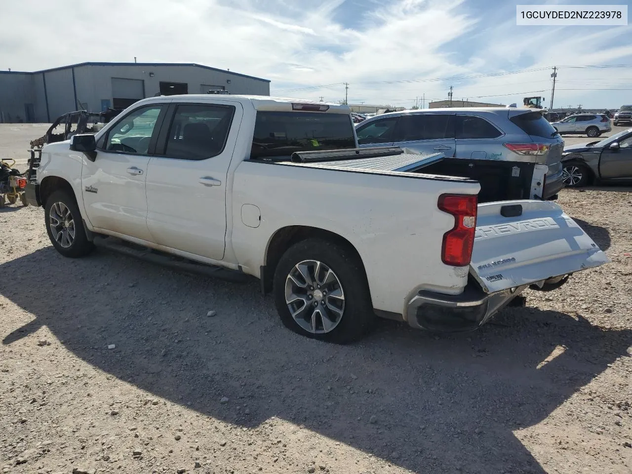 2022 Chevrolet Silverado Ltd K1500 Lt VIN: 1GCUYDED2NZ223978 Lot: 73380764