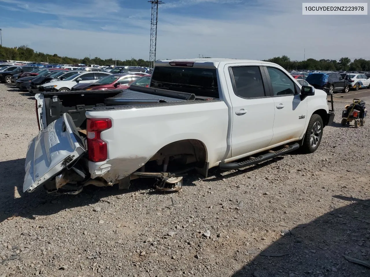 2022 Chevrolet Silverado Ltd K1500 Lt VIN: 1GCUYDED2NZ223978 Lot: 73380764