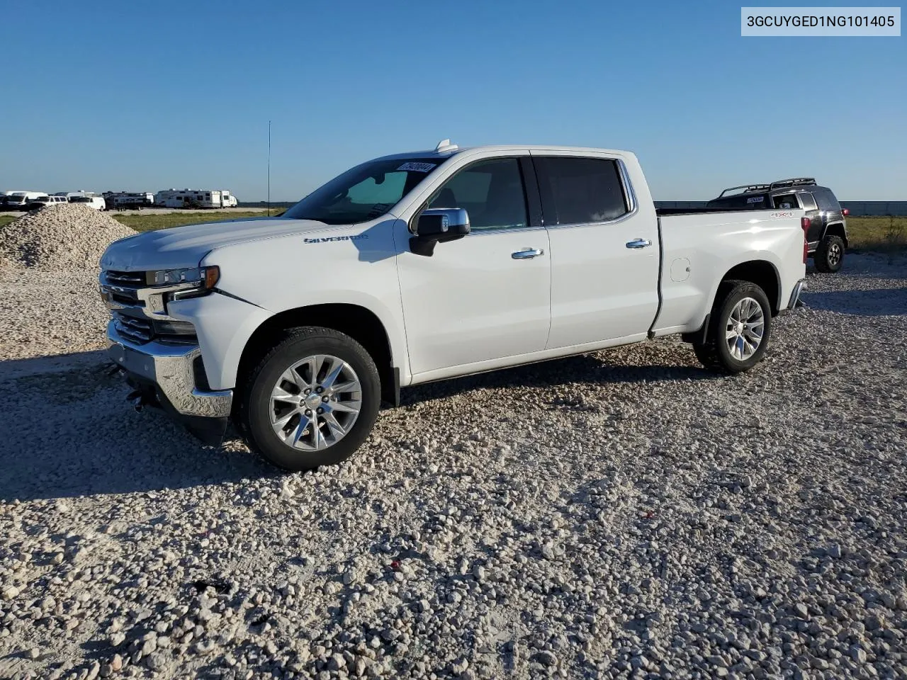 2022 Chevrolet Silverado Ltd K1500 Ltz VIN: 3GCUYGED1NG101405 Lot: 73420044