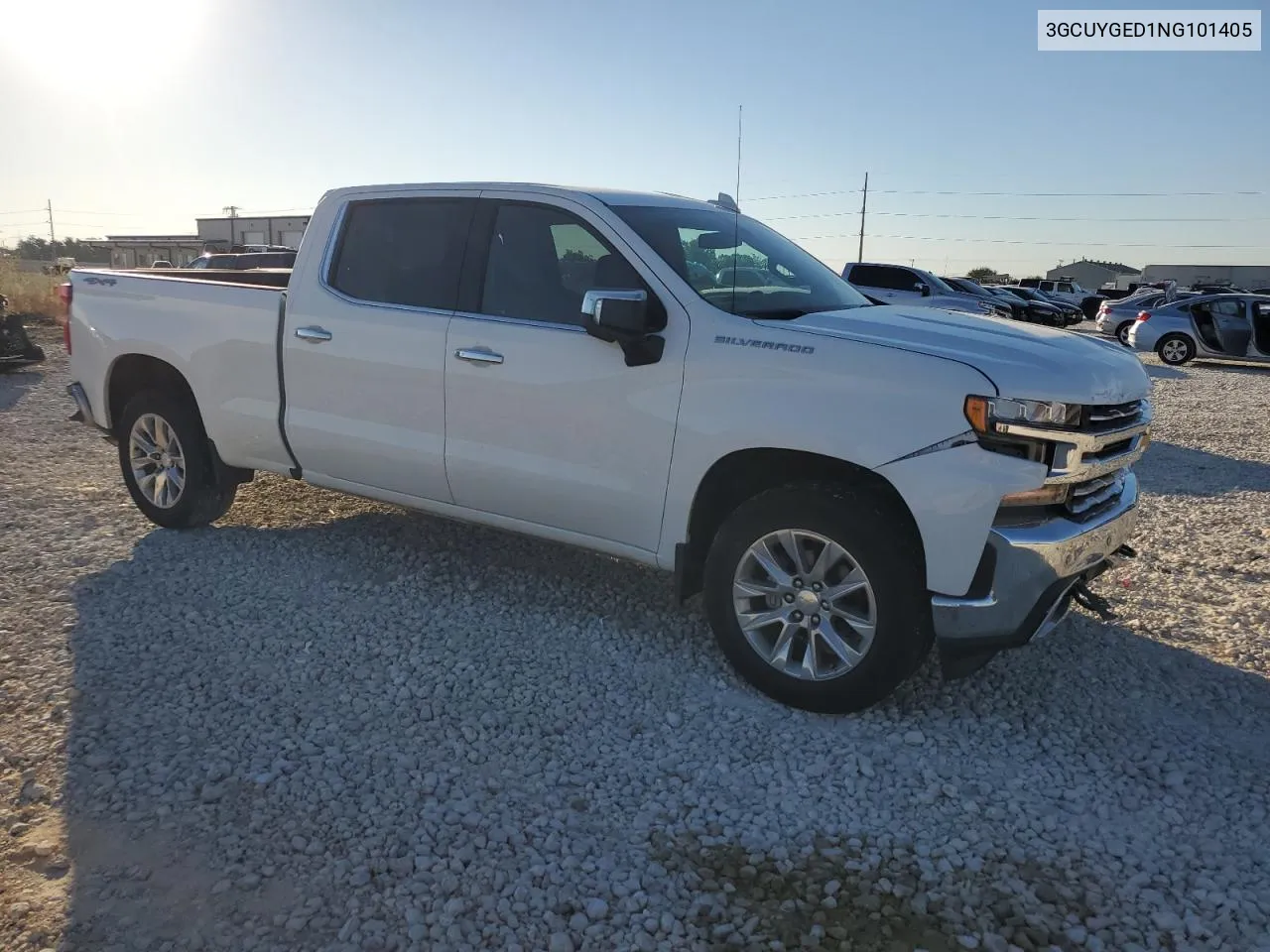 2022 Chevrolet Silverado Ltd K1500 Ltz VIN: 3GCUYGED1NG101405 Lot: 73420044