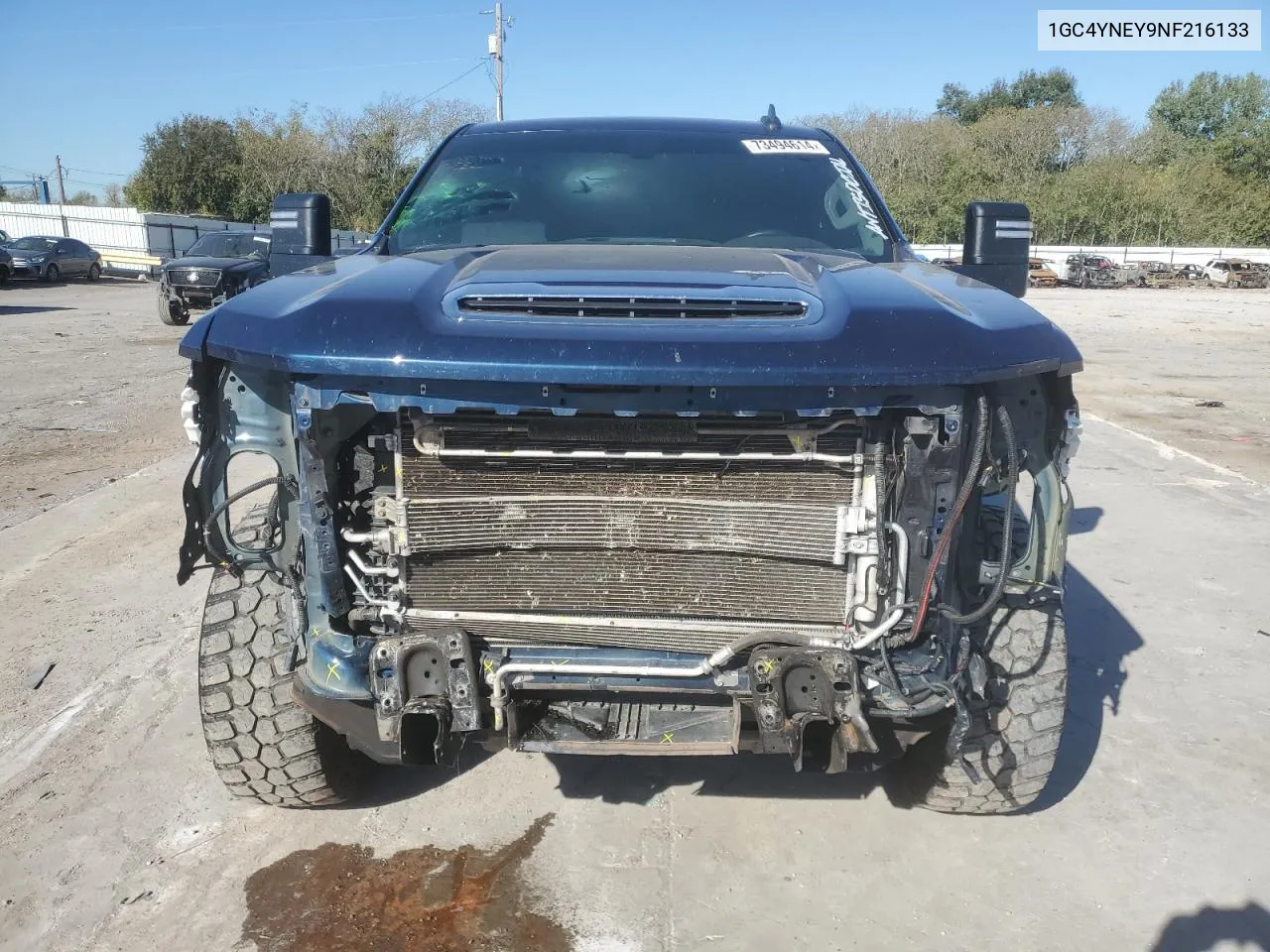 2022 Chevrolet Silverado K2500 Heavy Duty Lt VIN: 1GC4YNEY9NF216133 Lot: 73494614