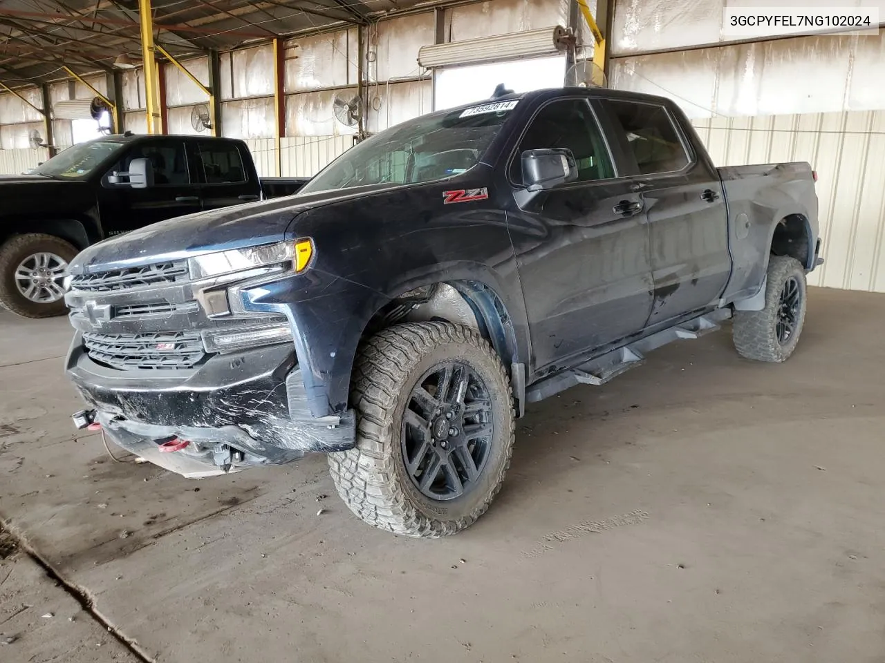 2022 Chevrolet Silverado Ltd K1500 Lt Trail Boss VIN: 3GCPYFEL7NG102024 Lot: 73592814