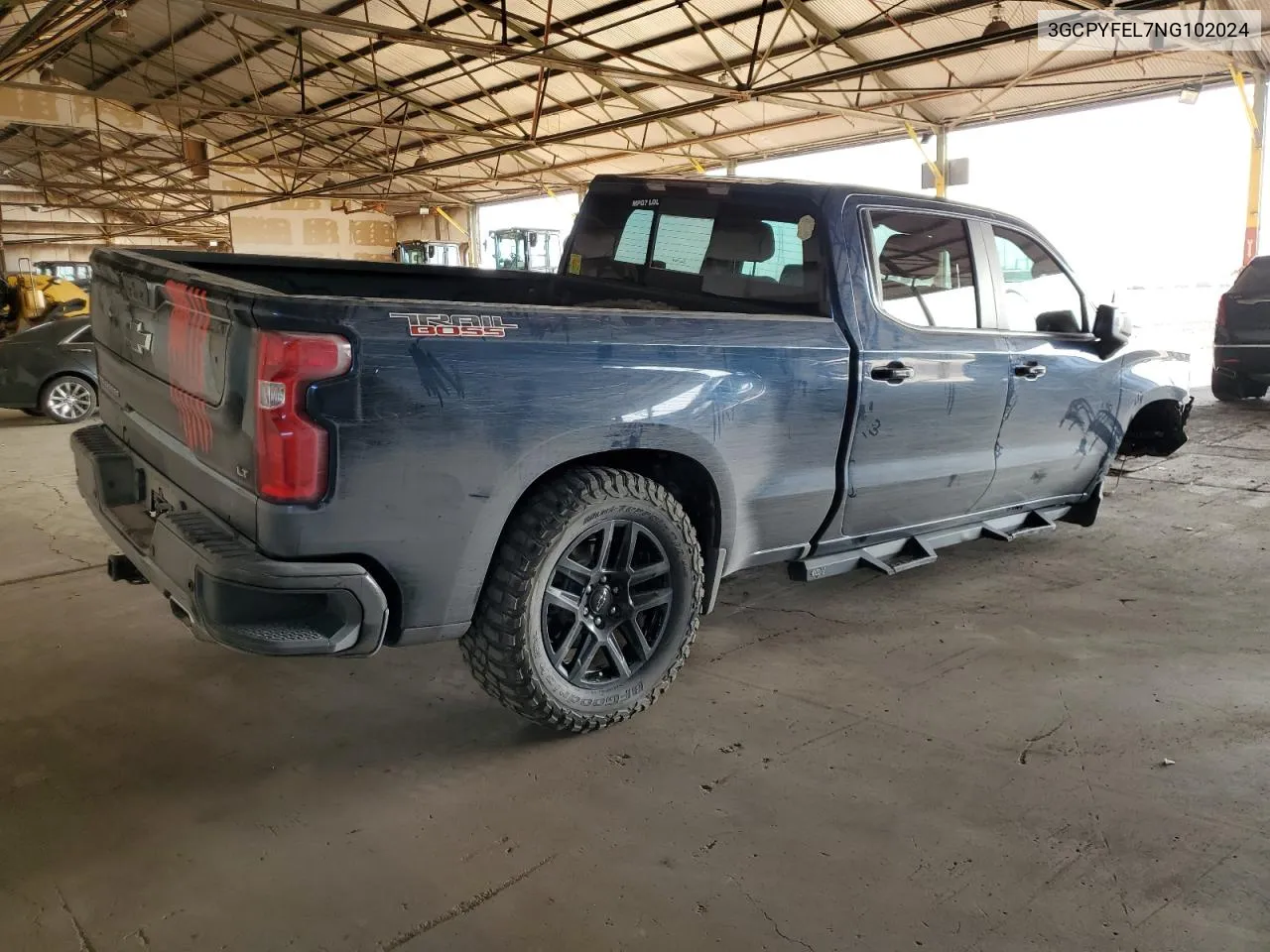 2022 Chevrolet Silverado Ltd K1500 Lt Trail Boss VIN: 3GCPYFEL7NG102024 Lot: 73592814