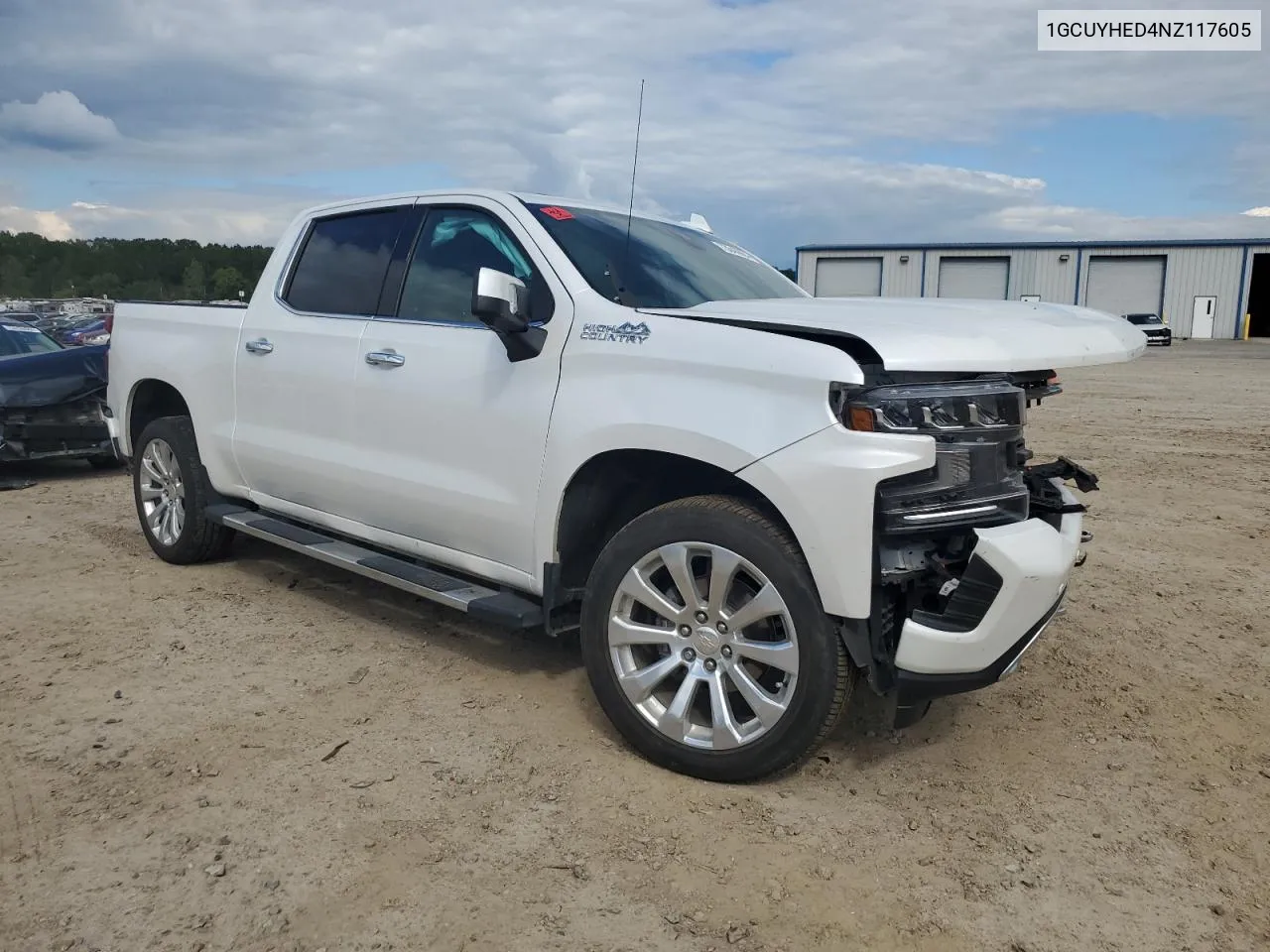 2022 Chevrolet Silverado Ltd K1500 High Country VIN: 1GCUYHED4NZ117605 Lot: 73645984