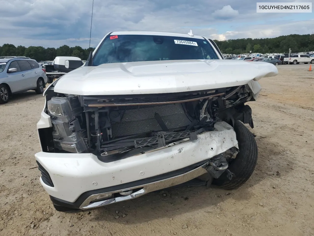 2022 Chevrolet Silverado Ltd K1500 High Country VIN: 1GCUYHED4NZ117605 Lot: 73645984