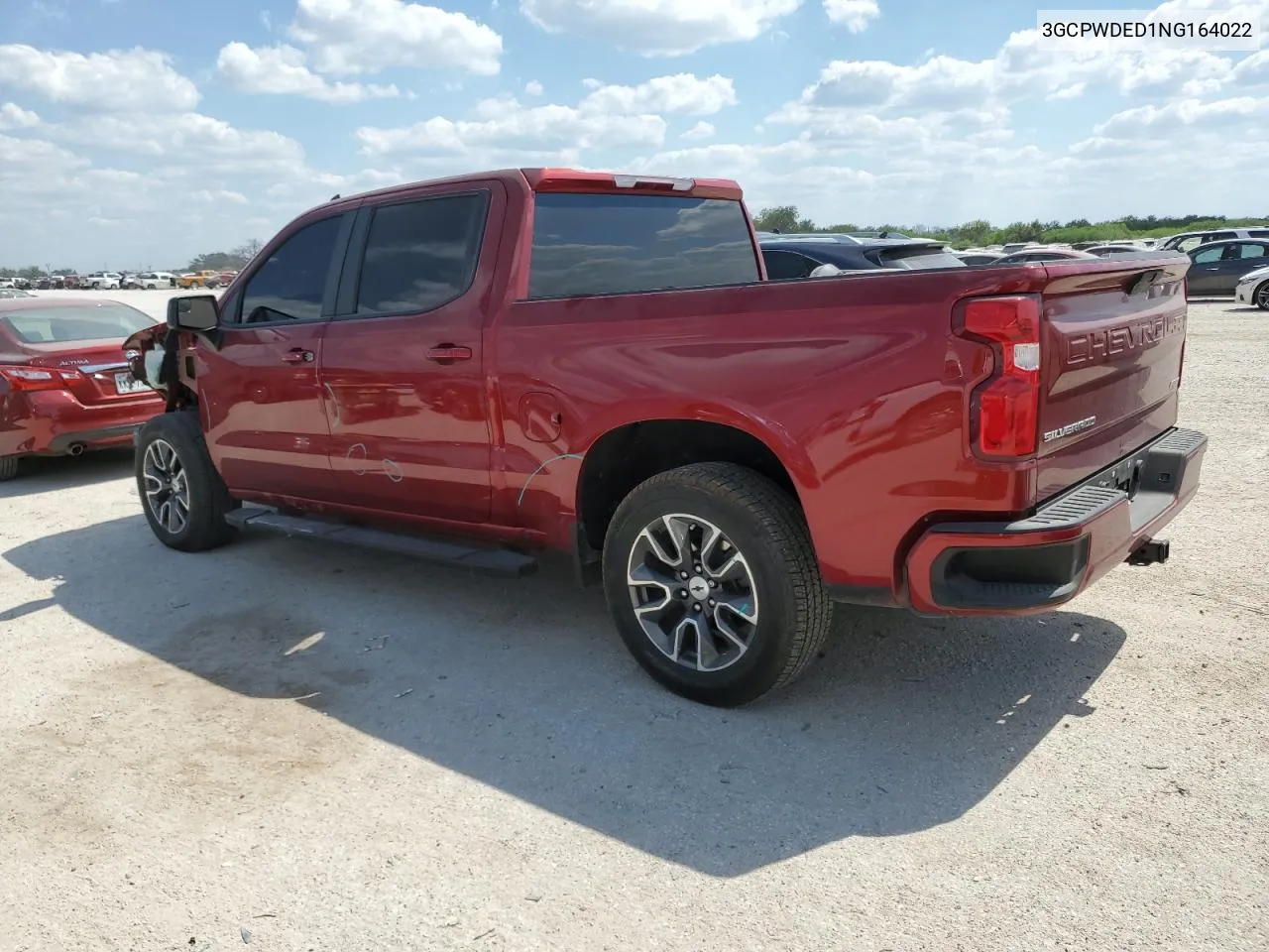 2022 Chevrolet Silverado Ltd C1500 Rst VIN: 3GCPWDED1NG164022 Lot: 73767154