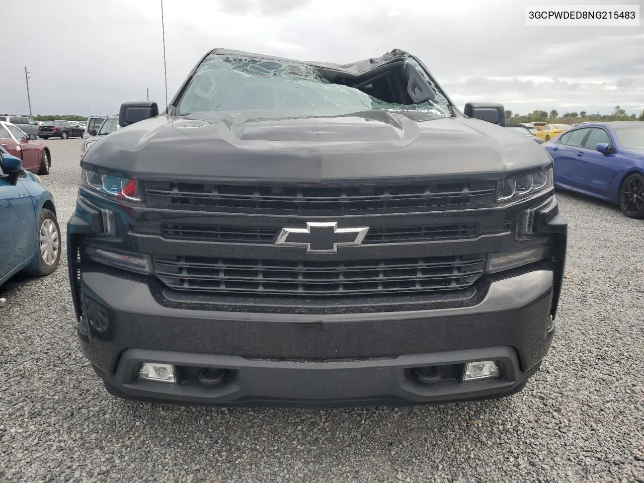 2022 Chevrolet Silverado Ltd C1500 Rst VIN: 3GCPWDED8NG215483 Lot: 73784294