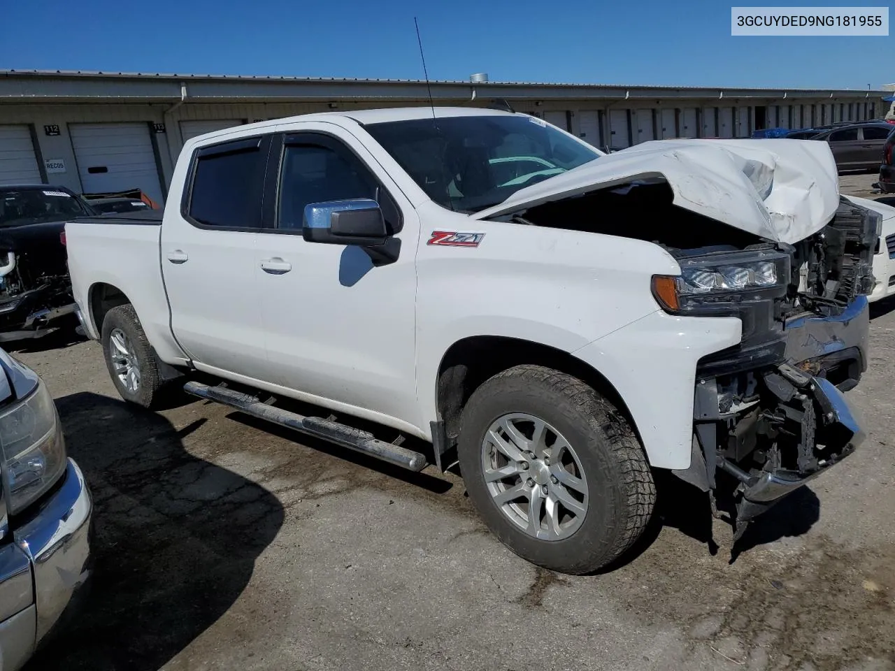 2022 Chevrolet Silverado Ltd K1500 Lt VIN: 3GCUYDED9NG181955 Lot: 73926764