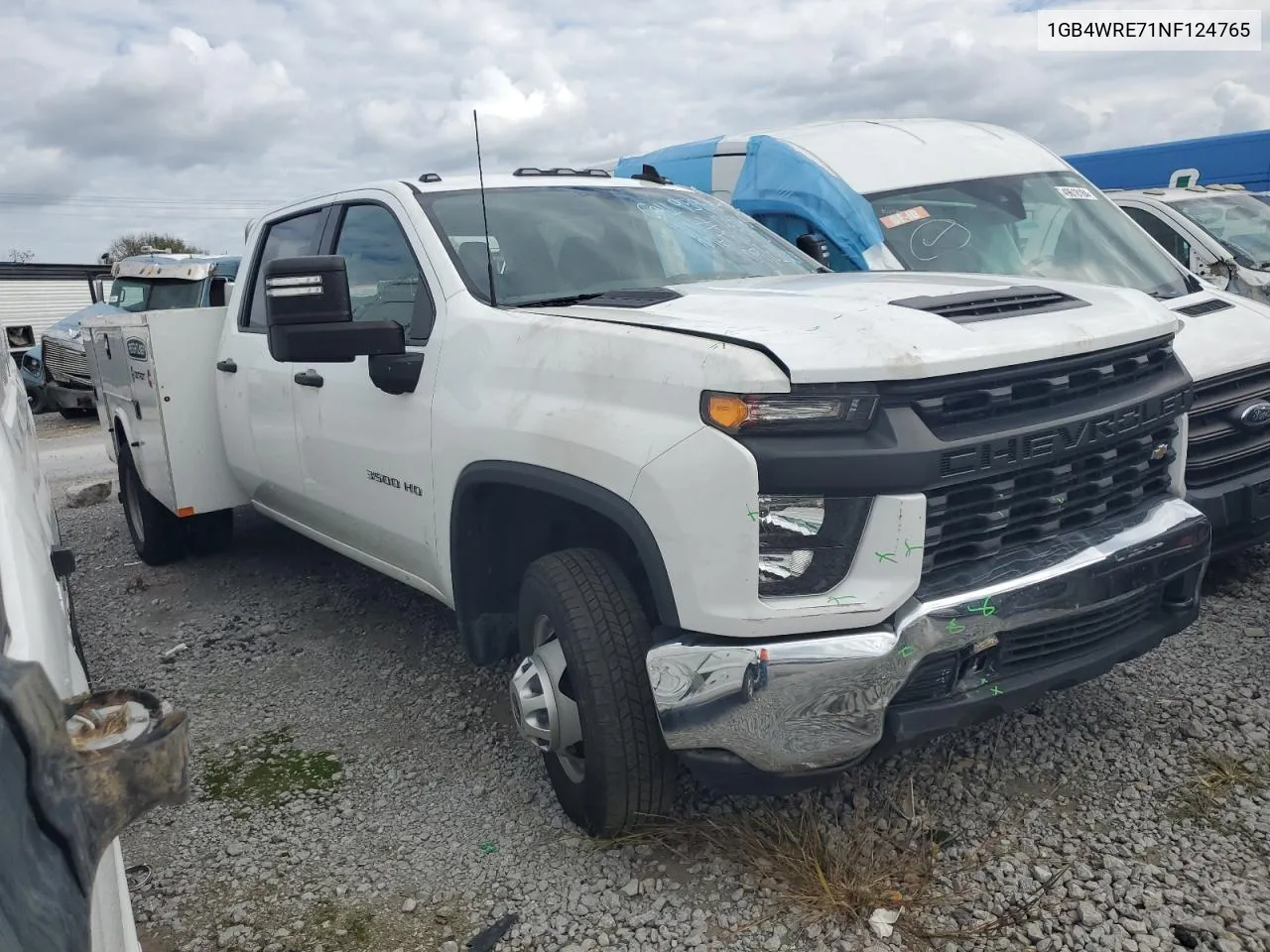 2022 Chevrolet Silverado C3500 VIN: 1GB4WRE71NF124765 Lot: 74010954