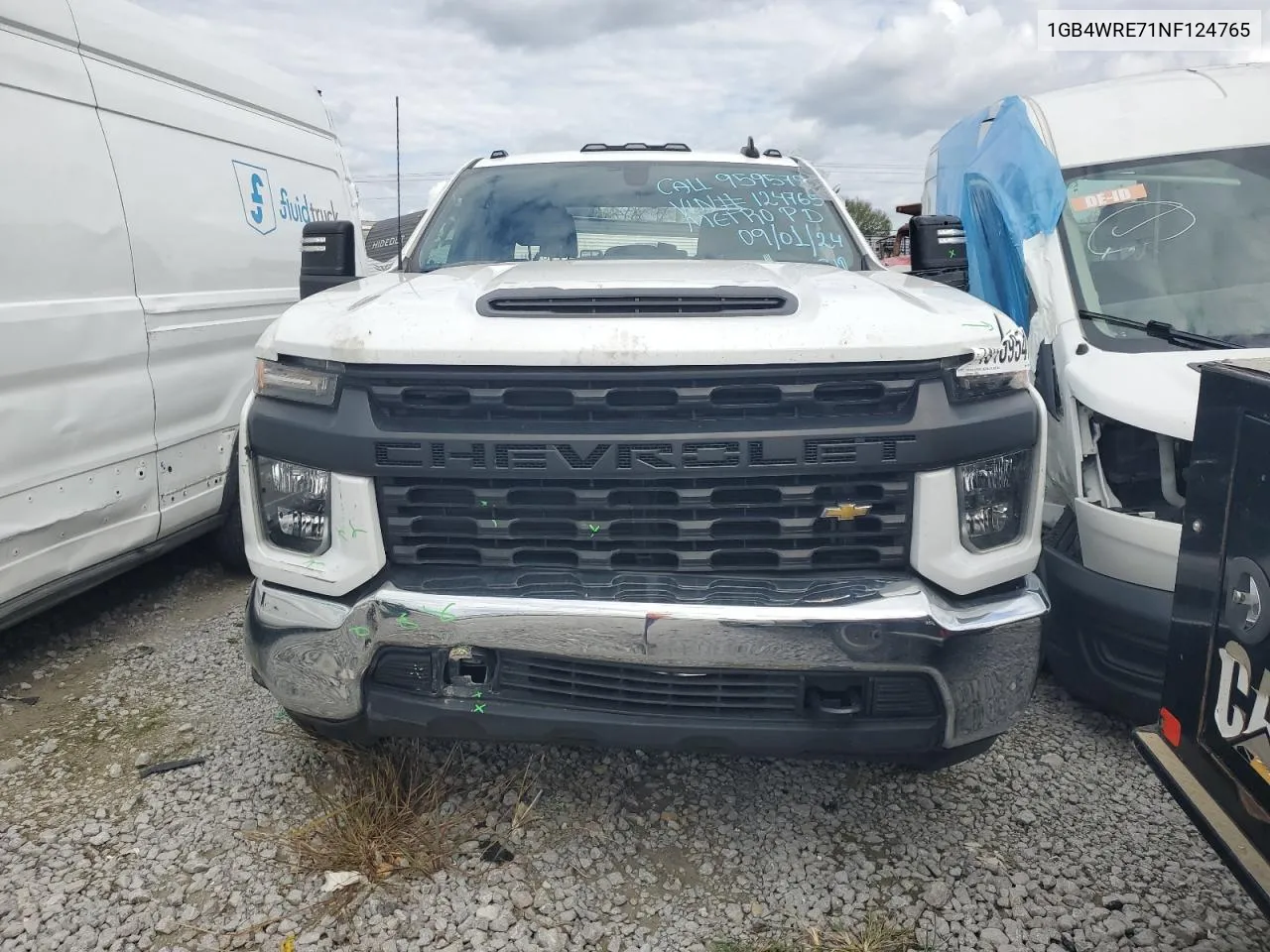 2022 Chevrolet Silverado C3500 VIN: 1GB4WRE71NF124765 Lot: 74010954