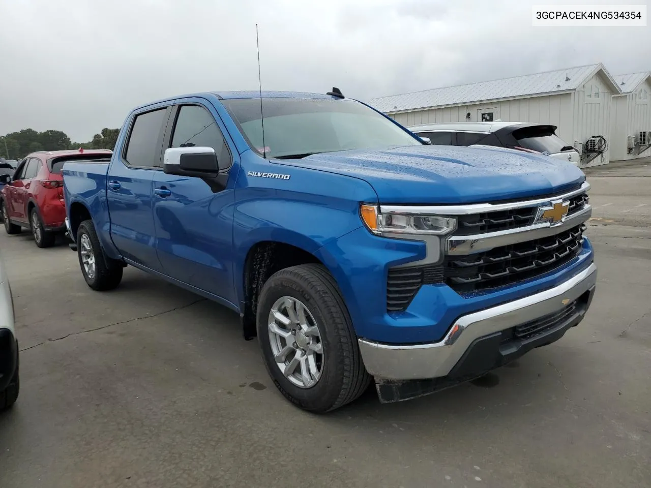 2022 Chevrolet Silverado C1500 Lt VIN: 3GCPACEK4NG534354 Lot: 74034654