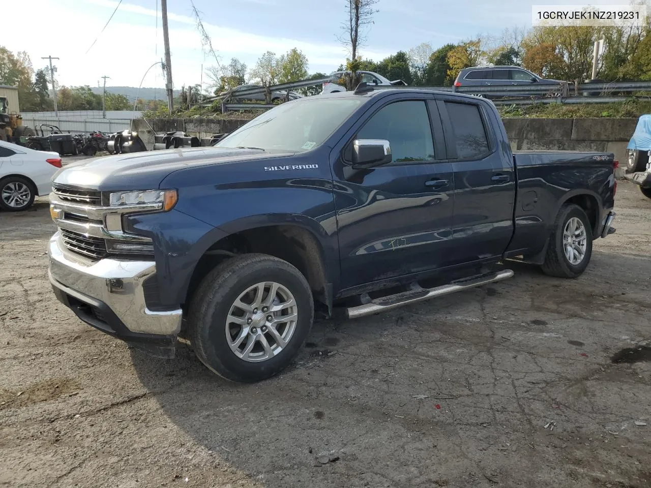 2022 Chevrolet Silverado Ltd K1500 Lt-L VIN: 1GCRYJEK1NZ219231 Lot: 74086934