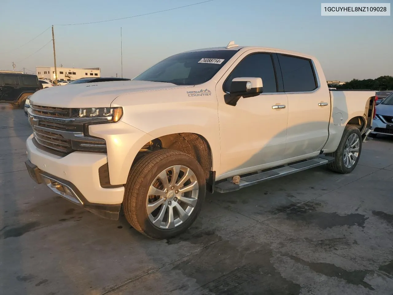 2022 Chevrolet Silverado Ltd K1500 High Country VIN: 1GCUYHEL8NZ109028 Lot: 74088714