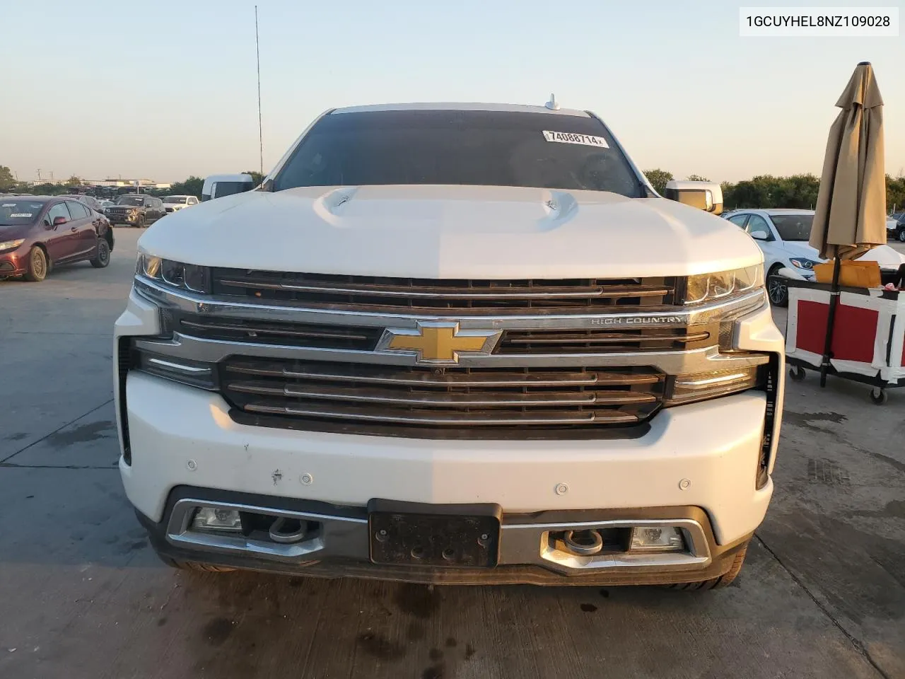 2022 Chevrolet Silverado Ltd K1500 High Country VIN: 1GCUYHEL8NZ109028 Lot: 74088714