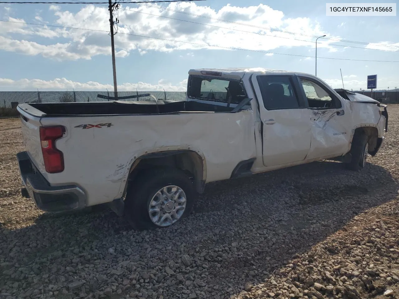 2022 Chevrolet Silverado K3500 Lt VIN: 1GC4YTE7XNF145665 Lot: 74210544