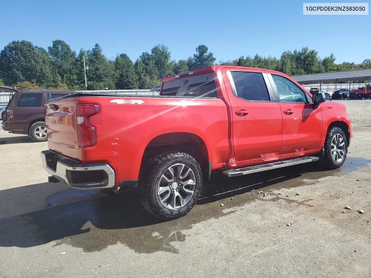 2022 Chevrolet Silverado K1500 Lt VIN: 1GCPDDEK2NZ583050 Lot: 74309004