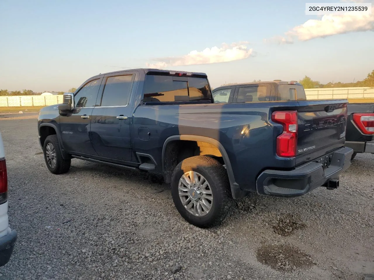 2022 Chevrolet Silverado K2500 High Country VIN: 2GC4YREY2N1235539 Lot: 74454764