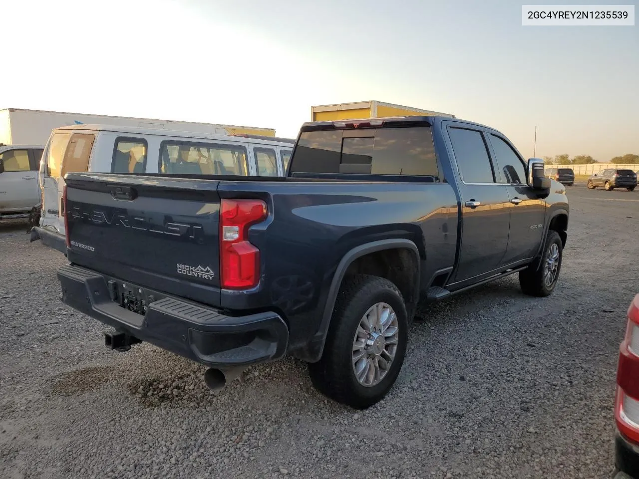 2022 Chevrolet Silverado K2500 High Country VIN: 2GC4YREY2N1235539 Lot: 74454764