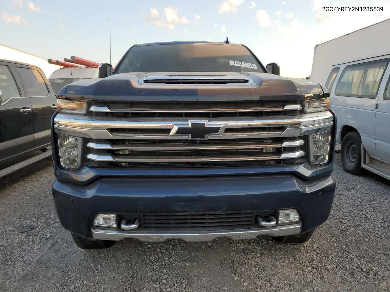 2022 Chevrolet Silverado K2500 High Country VIN: 2GC4YREY2N1235539 Lot: 74454764