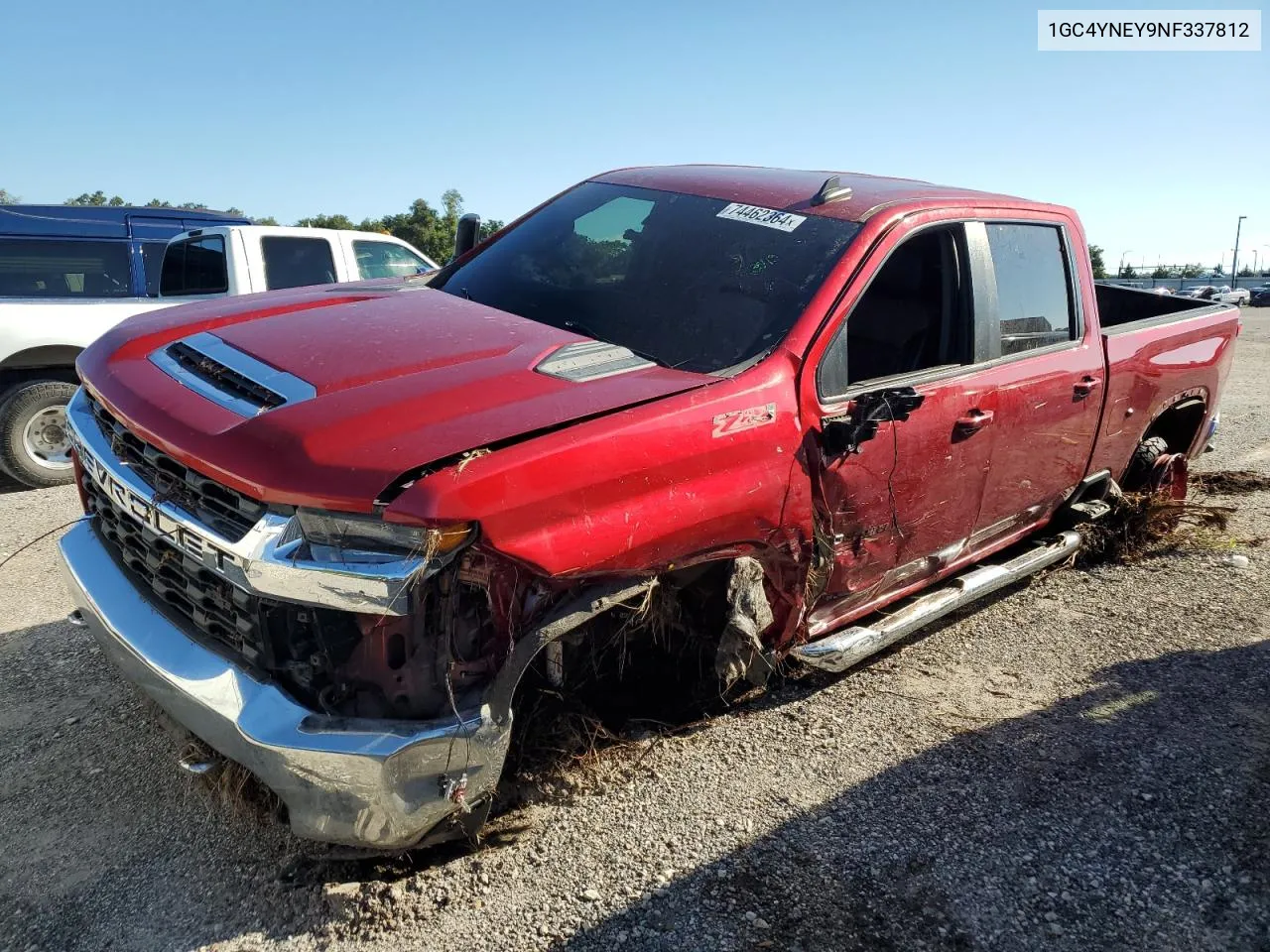 2022 Chevrolet Silverado K2500 Heavy Duty Lt VIN: 1GC4YNEY9NF337812 Lot: 74462364