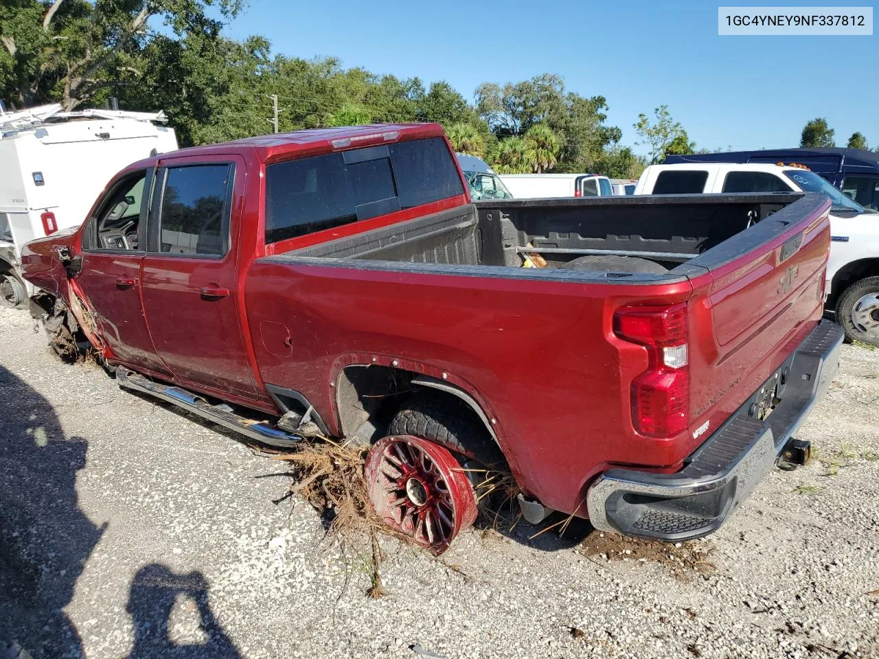 2022 Chevrolet Silverado K2500 Heavy Duty Lt VIN: 1GC4YNEY9NF337812 Lot: 74462364