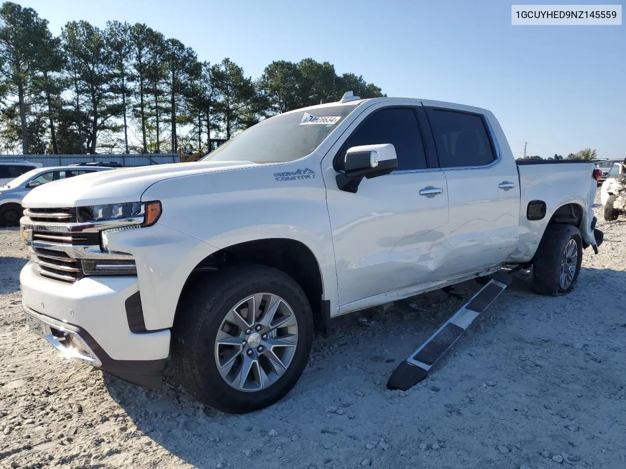 2022 Chevrolet Silverado Ltd K1500 High Country VIN: 1GCUYHED9NZ145559 Lot: 74628634